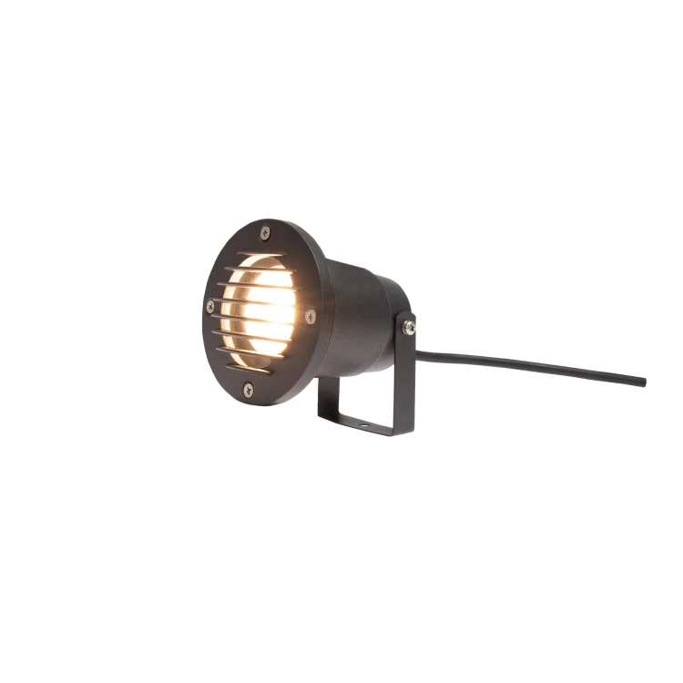 FLORI GU10 ALU RAY 250V IP65 98x160mm Czarna wbijana, Ruchoma SLIP012013 SPECTRUM LED