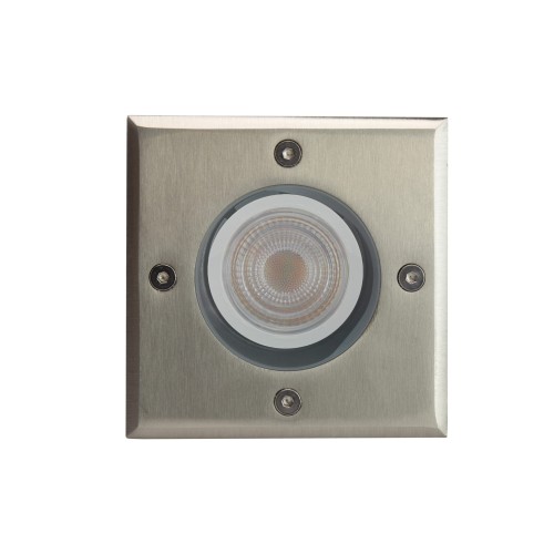 LUKKA CONNECT GU10 250V IP67 110x110x140 Szary Kwadratowa gruntowa, najazdowa, przelotowa SLIP012016 SPECTRUM LED