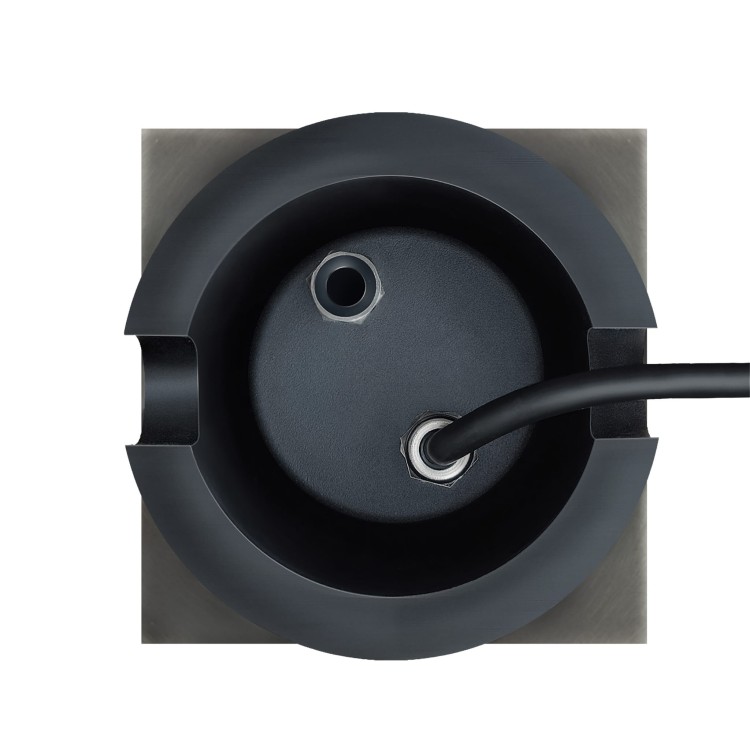 LUKKA CONNECT GU10 250V IP67 110x110x140 Szary Kwadratowa gruntowa, najazdowa, przelotowa SLIP012016 SPECTRUM LED