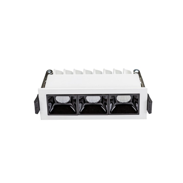 GRID - Model M - Oprawa Podtynkowa 47x45x106 mm, 8W, 45°, kolor Biały DIM WLD+10203_DIM WOJNAROWSKI Lighting liniowa