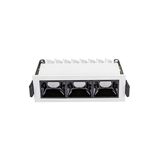 GRID - Model M - Oprawa Podtynkowa 47x45x106 mm, 8W, 45°, kolor Biały WLD+10203_ZASILACZ WOJNAROWSKI Lighting liniowa
