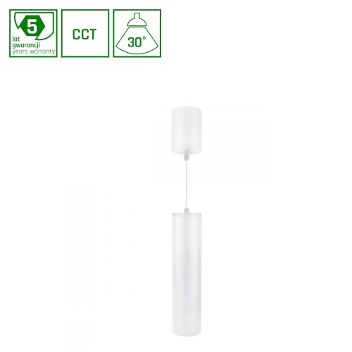 HANGIT MULTIWAY M 11W CCT 230V 30° IP20 74X300BAZA 75X100 Biały,Regulowana WYSOKOŚĆ, 5 LAT WLD+20008 WOJNAROWSKI Lighting