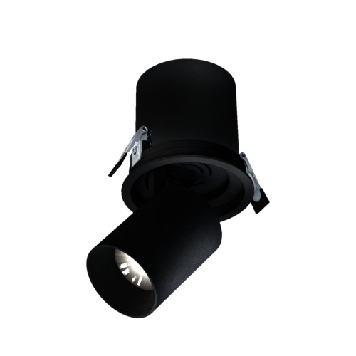 IN OUT - Model M - Oprawa wysuwana, 12W, 36°, 100x110 mm, kolor czarny WLD+20111_ZASILACZ WOJNAROWSKI Lighting spot