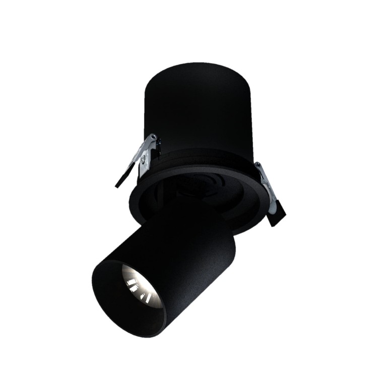 IN OUT - Model M - Oprawa wysuwana, 12W, 36°, 100x110 mm, kolor czarny WLD+20111_ZASILACZ WOJNAROWSKI Lighting spot