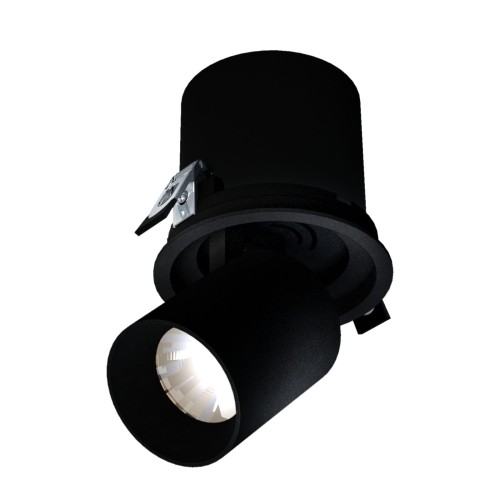 IN OUT - Model L - Oprawa wysuwana, 20W, 36°, 130x130 mm, kolor czarny WLD+20112_ZASILACZ WOJNAROWSKI Lighting spot