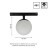 System SHIFT SMART- GLOBE Oprawa Kula fi100x130mm 5W 165st czarny CCT/DIM 5 Lat Gwarancji WLD+40000_SMART WOJNAROWSKI Lighting