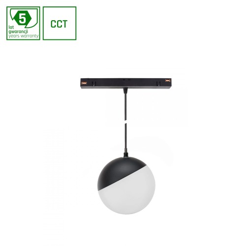System SHIFT SMART- GLOBE P Oprawa Kula Zwis fi100 (815mm kabel) 5W 165st czarny CCT/DIM 5 Lat Gwarancji. WLD+40001_SMART WOJNAROWSKI Lighting