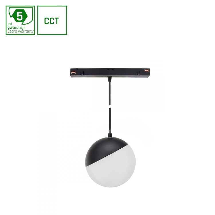 System SHIFT SMART- GLOBE P Oprawa Kula Zwis fi100 (815mm kabel) 5W 165st czarny CCT/DIM 5 Lat Gwarancji. WLD+40001_SMART WOJNAROWSKI Lighting