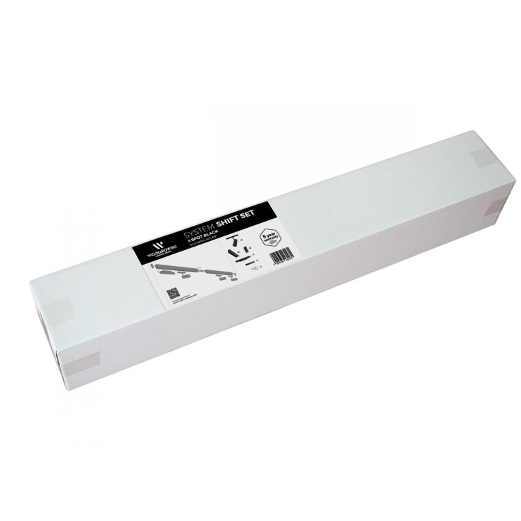 System SHIFT SET - 3 Spot BLACK WLD+40003_SET_EXP WOJNAROWSKI Lighting