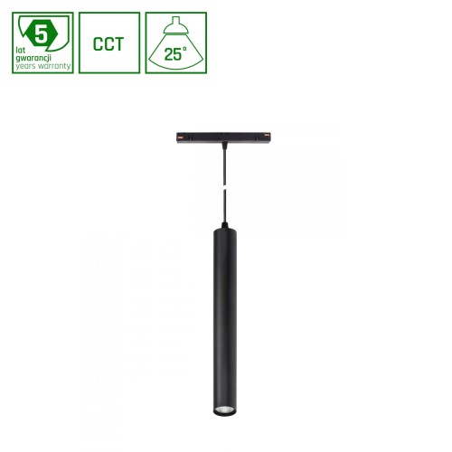 System SHIFT SMART- HANGIT Oprawa Zwis 40x297 (900mm kabel) 12W 25st czarny CCT/DIM 5 Lat Gwarancji WLD+40006_SMART WOJNAROWSKI Lighting