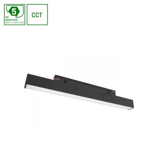 System SHIFT SMART- LINE S Oprawa liniowa 304x23x42mm 10W 100st czarny CCT/DIM 5 Lat Gwarancji WLD+40008_SMART WOJNAROWSKI Lighting