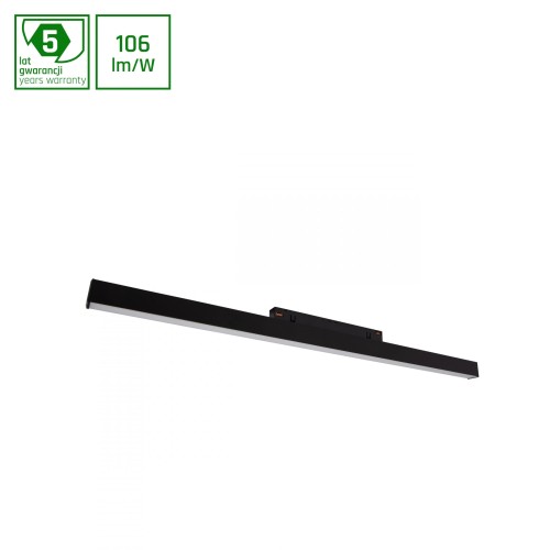 System SHIFT - LINE M Oprawa na Szynoprzewód 602x23x42mm 17W 100st czarny 5 Lat Gwarancji 2 obwody WLD+40009_2F WOJNAROWSKI Lighting