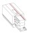 Końcówka zasilająca lewa do Szynoprzewodu Szyny CTLS POWER END CAP LEFT WHITE PE-L 8232 NOWODVORSKI Lighting Loft nowoczesna trójfazowa 3 fazowa 3F sufitowy ścienny oświetlenie szynowe listwa natynkowa 230V biała Inspiracje Premium