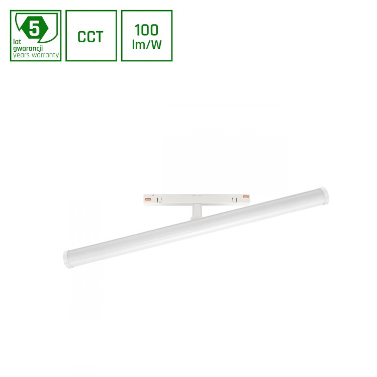 System SHIFT SMART- BEAM regulowana 28x400x75mm 12W 150st biała CCT/DIM 5 Lat Gwarancji WLD+40036_SMART WOJNAROWSKI Lighting