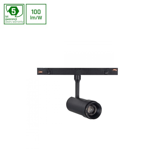 System SHIFT - Spot ZOOM S Oprawa na Szynoprzewód fi35x80mm 5W Czarny 5 Lat Gwarancji WLD+40049 WOJNAROWSKI Lighting