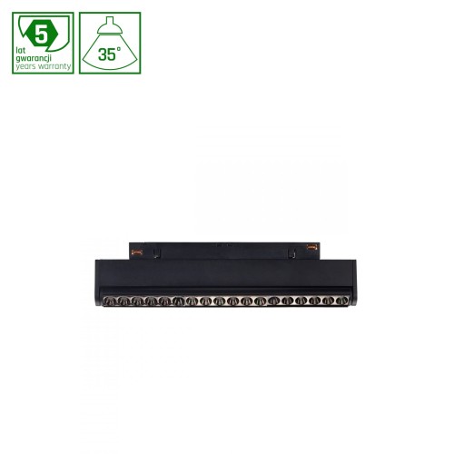 System SHIFT - GRID S ADJUSTABLE Oprawa Liniowa 243x23x57mm 7W Czarna 5 Lat Gwarancji WLD+40061 WOJNAROWSKI Lighting