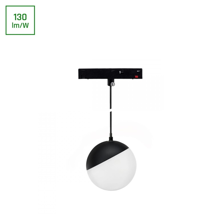 System SHIFT BASIC - GLOBE P Oprawa Kula Zwis 90mm 10W 3000K czarny WLD+70002WW WOJNAROWSKI Lighting