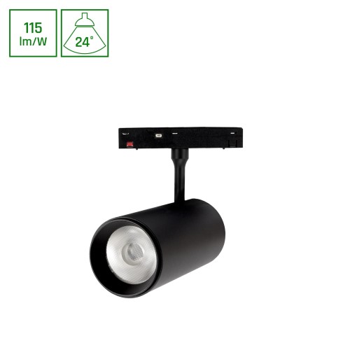 System SHIFT BASIC - Spot L Oprawa Kierunkowa 55x120x180mm 20W 3000K czarny WLD+70003WW WOJNAROWSKI Lighting