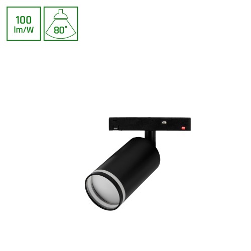 System SHIFT BASIC - Spot S RING Oprawa Kierunkowa 55x100x160mm 6W 3000K czarny WLD+70012WW WOJNAROWSKI Lighting