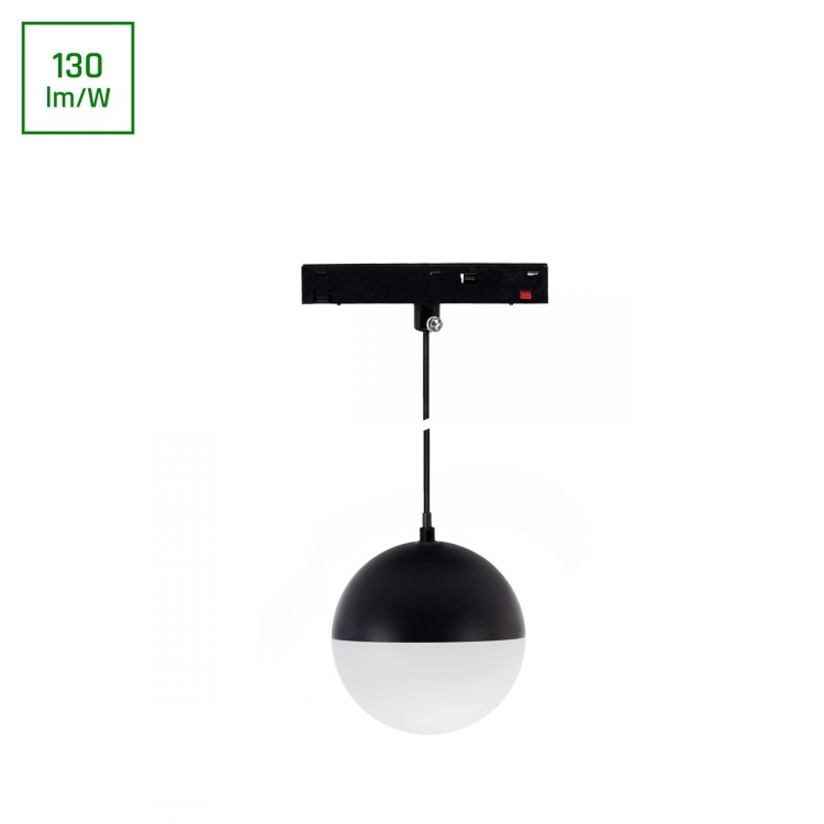 System SHIFT BASIC - GLOBE P Oprawa Kula Zwis 90mm 10W 4000K Czarny WLD+70021NW WOJNAROWSKI Lighting