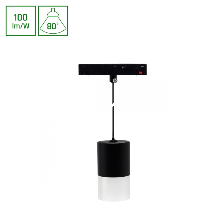 System SHIFT BASIC - HANGIT Oprawa Zwis 55x95mm (1100mm wire) 7W 4000K Czarny WLD+70024NW WOJNAROWSKI Lighting
