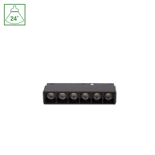 System SHIFT BASIC - GRID XS Oprawa Liniowa 110MM 6W 2700K Czarny WLD+70028WW WOJNAROWSKI Lighting