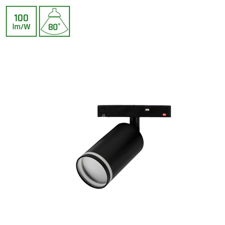 System SHIFT BASIC - Spot S RING Oprawa Kierunkowa 55X100X160MM 7W 4000K Czarny WLD+70031NW WOJNAROWSKI Lighting