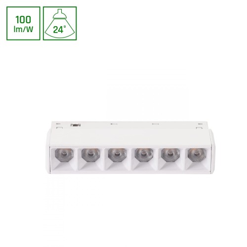 System SHIFT BASIC - GRID XS Oprawa Liniowa 110MM 6W 4000K Biały WLD+70044NW WOJNAROWSKI Lighting