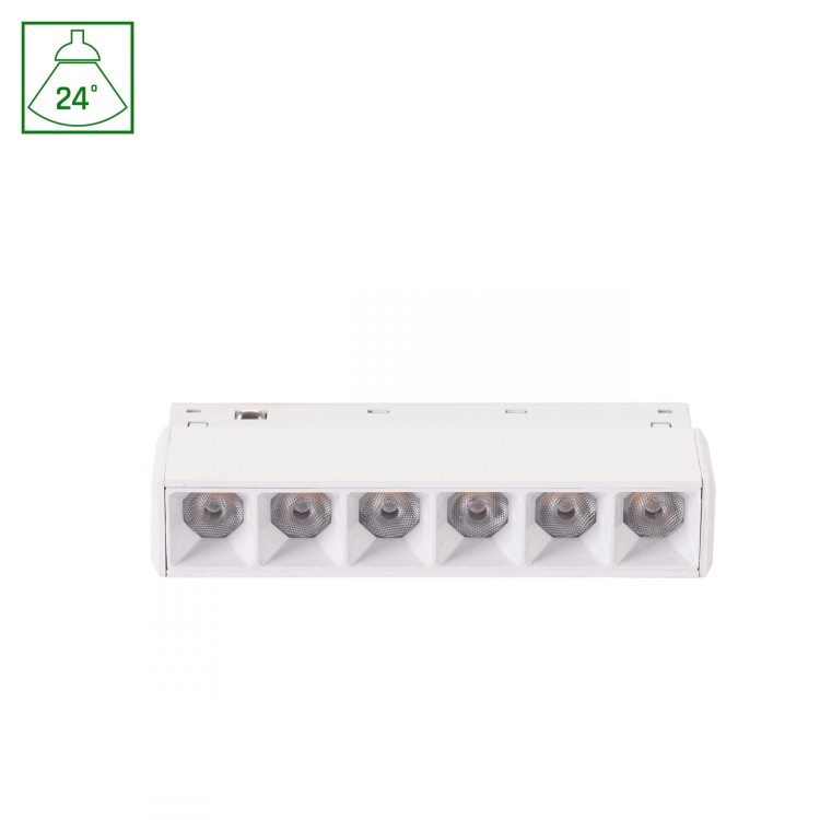 System SHIFT BASIC - GRID XS Oprawa Liniowa 110MM 6W 2700K Biały WLD+70044WW WOJNAROWSKI Lighting