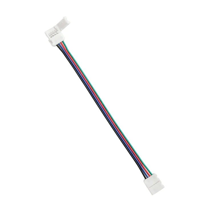 Konektor do paska LED P-P Kabel RGB 10mm / P-P RGB cable LED strips connector 10mm WOJ+00802 SPECTRUM LED