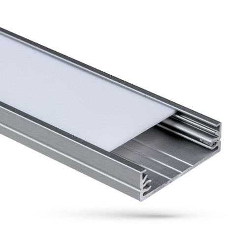 Profil Aluminiowy WOJWIDE z osłoną mleczną 1mb Klosz G WOJ+01712 SPECTRUM LED