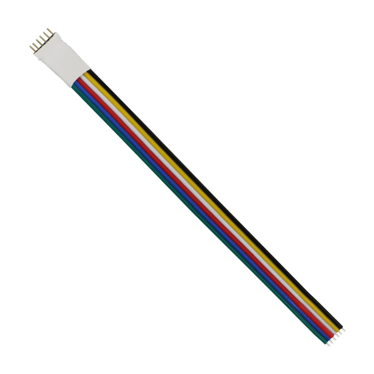 Konektor do paska LED P-Z Kabel 6 PIN 12mm / P-Z cable 6 PIN LED strip connector 12mm WOJ+05652 SPECTRUM LED