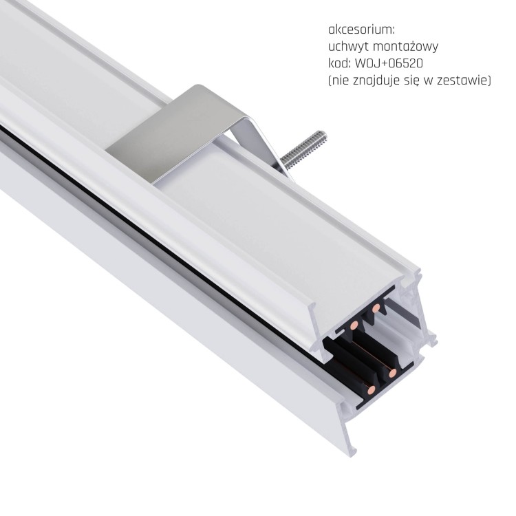 SPS Podtynk Szynoprzewód 3F 1M Biały WOJ+06490 SPECTRUM LED
