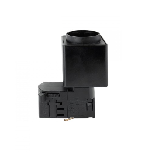 SPS 2 Gniazdo 230V na Szynoprzewód 3F Czarny WOJ+06545 SPECTRUM LED
