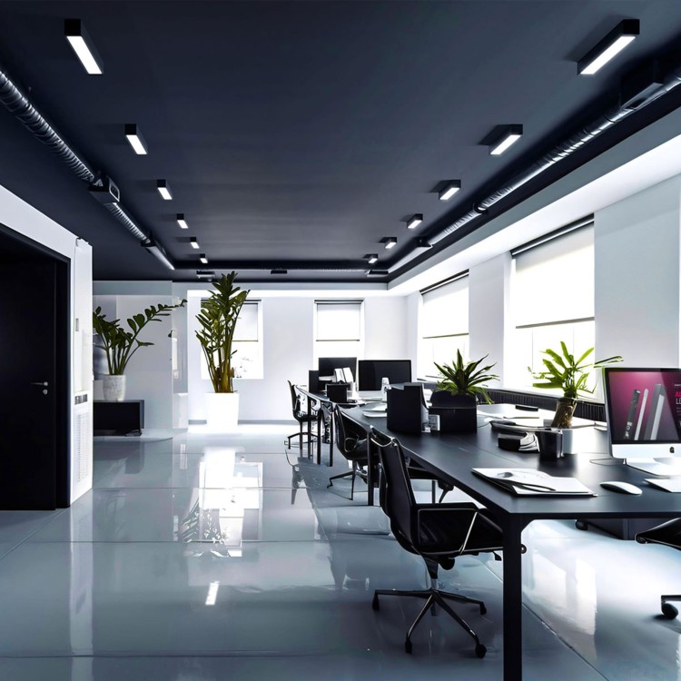 ALLDAY LED TUBE 1200 250V 1250X65X70MM Czarny WOJ+06708 SPECTRUM LED