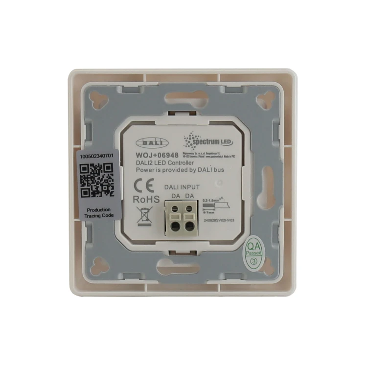 Włącznik 6 przyciskowy DALI-2 programowalny z Master USB WOJ+06948 SPECTRUM LED