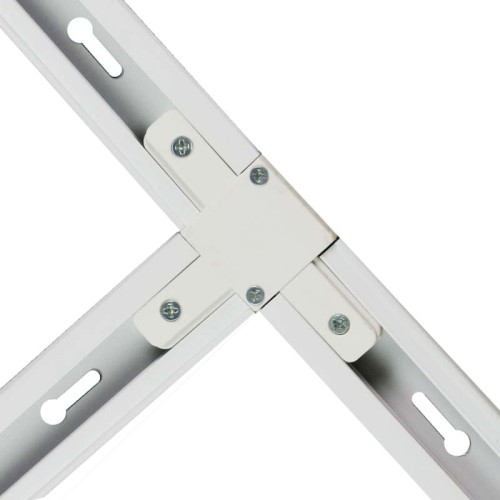 Łącznik do szynoprzewodu T Connector STTW DPM Struhm Ideus Loft nowoczesna sufitowy ścienny do oświetlenie szynowe listwa natynkowa szynoprzewodów 230V złączka biały