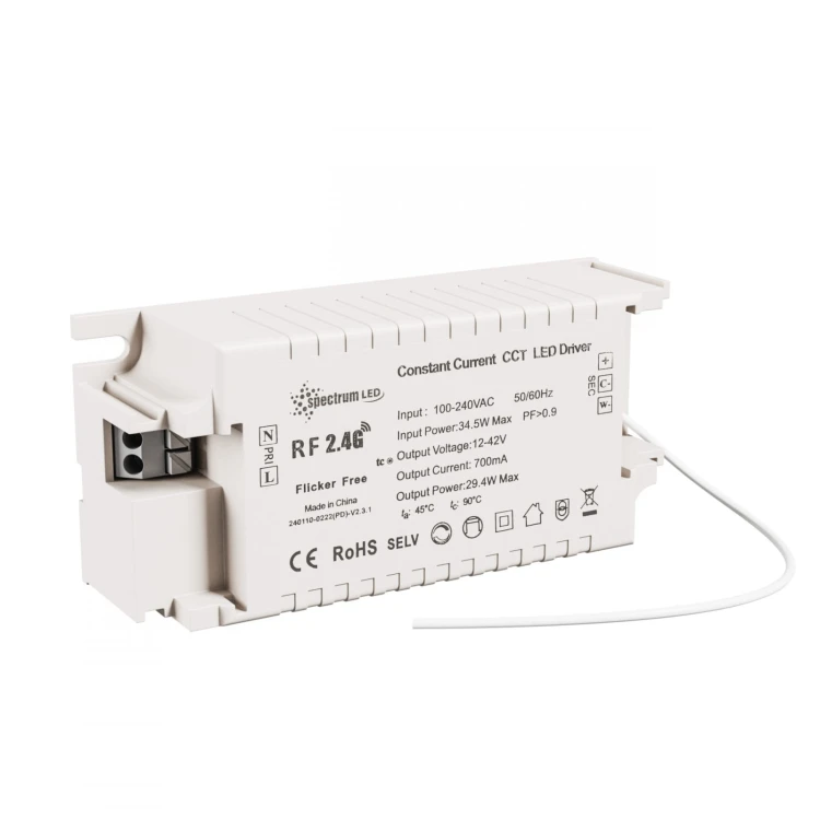 Zasilacz CC 350-700mA 12V-42V MAX 29W CCT DIMM KOMPAKT KONEKTO MESH WOJ+07004 SPECTRUM LED