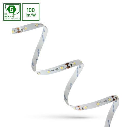 Taśma LED Pasek 20W 3528 60LED CW 5 Lat 1m (rolka 5m) - bez osłony WOJ+11919_20 SPECTRUM LED