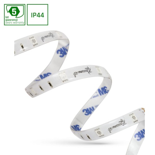 Taśma LED Pasek 35W 5050 30LED RGB 5 Lat 1m (rolka 5m) - w silikonie WOJ+11958 SPECTRUM LED