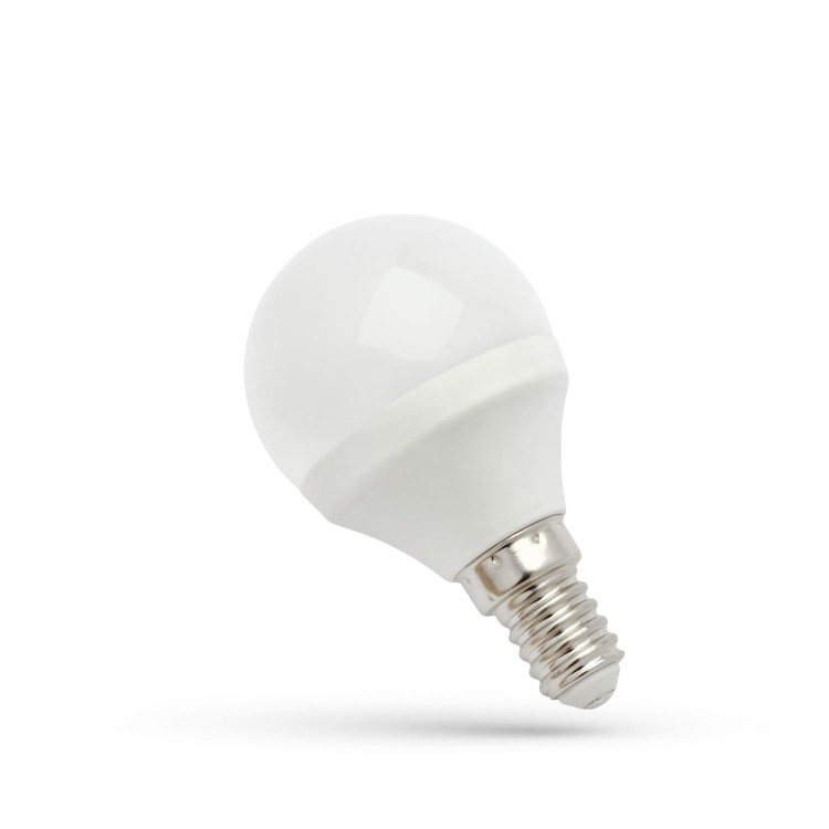 Żarówka LED kulka E-14 E14 230V 6W CW WOJ+13023 SPECTRUM LED