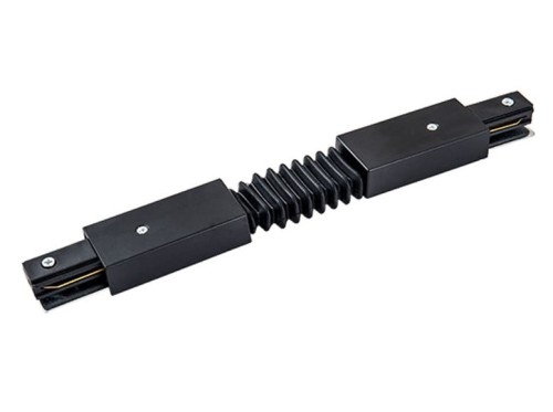 Łącznik elastyczny giętki do szynoprzewodu szyny elastyczna Connector STCSB DPM Struhm Ideus Loft nowoczesna sufitowy ścienny do oświetlenie szynowe listwa natynkowa szynoprzewodów 230V złączka wyginana czarny