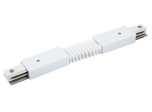 Łącznik elastyczny giętki do szynoprzewodu szyny elastyczna Connector STCSW DPM Struhm Ideus Loft nowoczesna sufitowy ścienny do oświetlenie szynowe listwa natynkowa szynoprzewodów 230V złączka wyginana biały