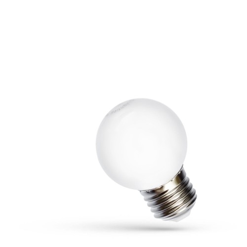 Żarówka LED kulka E-27 E27 230V 1W RGB WOJ+13105 SPECTRUM LED