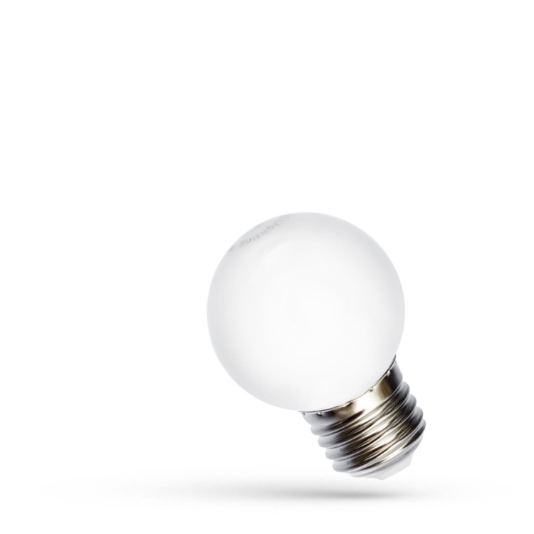 Żarówka LED kulka E-27 E27 230V 1W RGB WOJ+13105 SPECTRUM LED