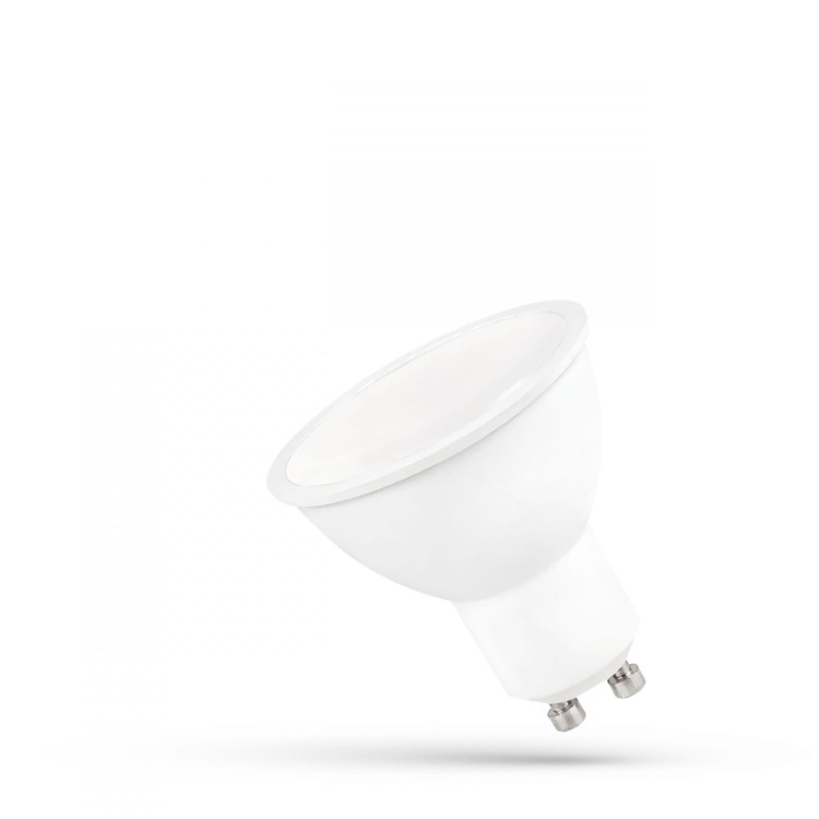 Żarówka LED GU10 230V 9W SMD WW z mleczną szybką biała WOJ+13256_9W SPECTRUM LED