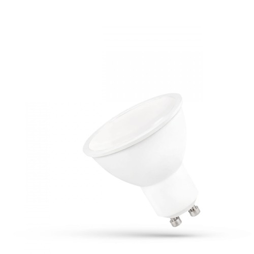 Żarówka LED GU10 230V 9W SMD NW z mleczną szybką biała WOJ+13258_9W SPECTRUM LED