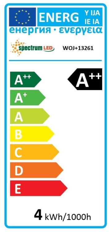 Żarówka LED GU10 230V 4W SMD NW z mleczną szybką WOJ+13261 SPECTRUM LED