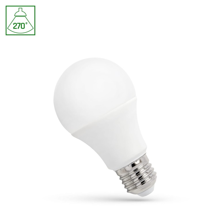 Żarówka LED GLS E-27 E27 230V 4.9W CW WOJ+13272_4.9W SPECTRUM LED