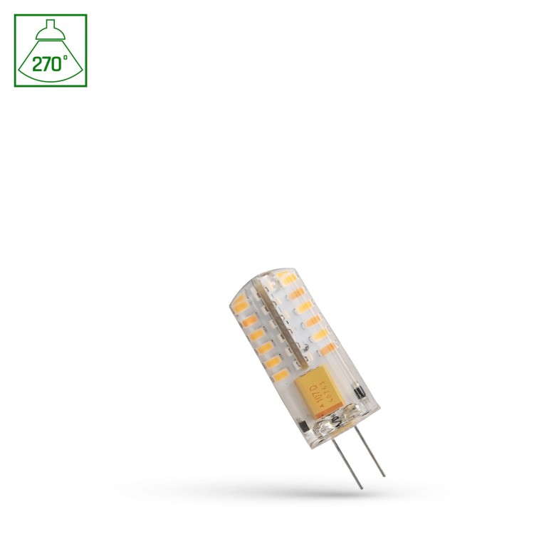 Żarówka LED G4 column 12V 2W SILIKON WW WOJ+13842 SPECTRUM LED